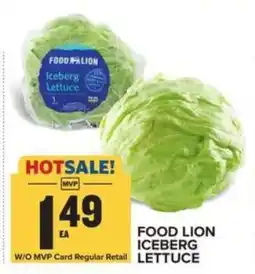 Food Lion FOOD LION ICEBERG LETTUCE offer