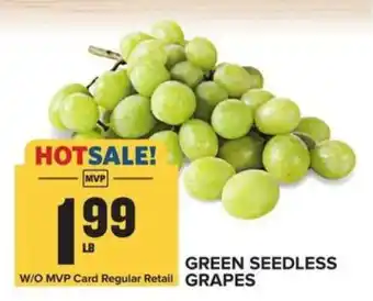 Food Lion Green Seedless Grapes offer