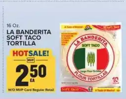 Food Lion LA BANDERITA SOFT TACO TORTILLA offer