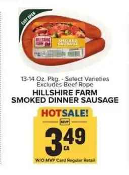 Food Lion Hillshire Farm Smoked Dinner Sausage offer