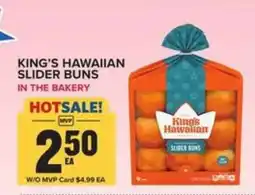 Food Lion King's Hawaiian Slider Buns offer