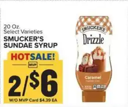 Food Lion Smucker's Sundae Syrup offer