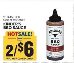 Food Lion Kinder's BBQ Sauce offer