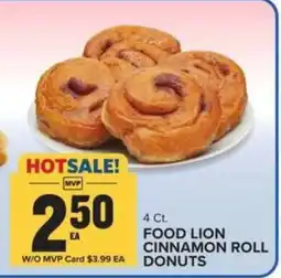 Food Lion FOOD LION CINNAMON ROLL DONUTS offer