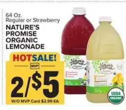 Food Lion Nature's Promise Organic Lemonade offer