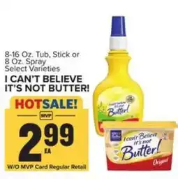 Food Lion I Can't Believe It's Not Butter! offer