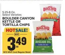 Food Lion Boulder Canyon Kettle or Tortilla Chips offer