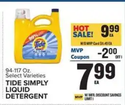 Food Lion Tide Simply Liquid Detergent offer