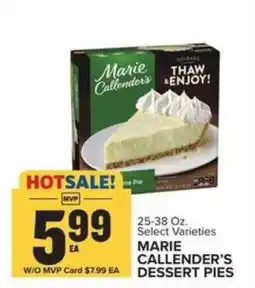 Food Lion MARIE CALLENDER'S DESSERT PIES offer