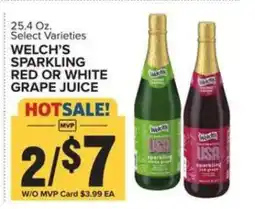 Food Lion Welch's Sparkling Red or White Grape Juice offer