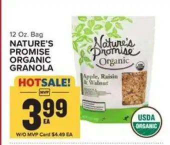 Food Lion NATURE'S PROMISE ORGANIC GRANOLA offer