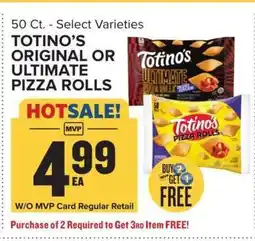 Food Lion Totino's Original or Ultimate Pizza Rolls offer