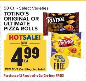 Food Lion Totino's Original or Ultimate Pizza Rolls offer