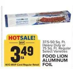 Food Lion FOOD LION ALUMINUM FOIL offer