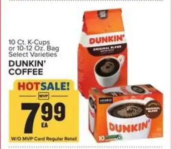 Food Lion Dunkin' Coffee offer