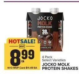 Food Lion Jocko Molk Protein Shakes offer