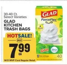 Food Lion Glad Kitchen Trash Bags offer