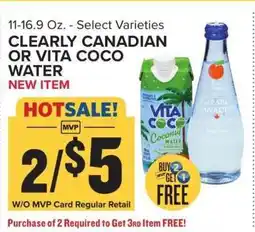 Food Lion Clearly Canadian or Vita Coco Water offer
