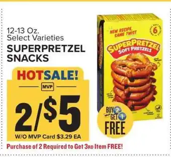 Food Lion SUPERPRETZEL SNACKS offer