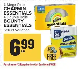 Food Lion Charmin Essentials & Bounty Essentials offer