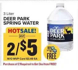 Food Lion Deer Park Spring Water offer
