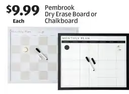 Aldi Pembrook Dry Erase Board or Chalkboard offer