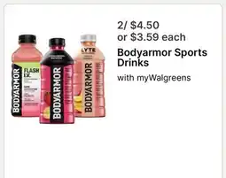 Walgreens Bodyarmor Sports Drinks offer