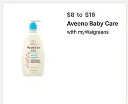 Walgreens Aveeno Baby Care offer