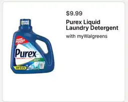 Walgreens Purex Liquid Laundry Detergent offer