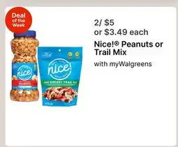 Walgreens Nice! Peanuts or Trail Mix offer