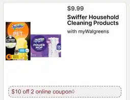 Walgreens Swiffer Household Cleaning Products offer