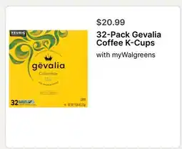 Walgreens 32-Pack Gevalia Coffee K-Cups offer