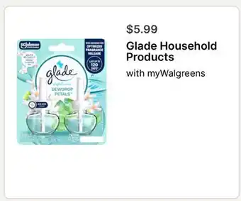 Walgreens Glade Household Products offer