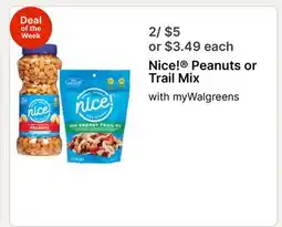 Walgreens Nice! Peanuts or Trail Mix offer