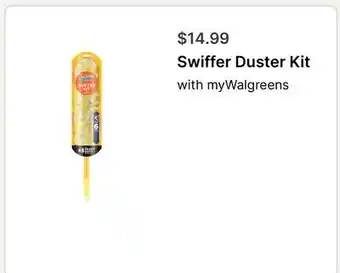Walgreens Swiffer Duster Kit offer