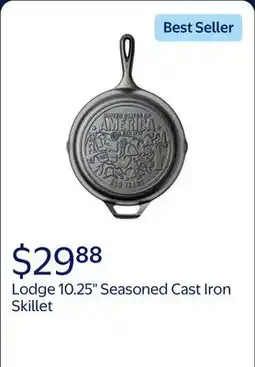 Walmart Lodge 10.25 Seasoned Cast Iron Skillet with America 250 offer
