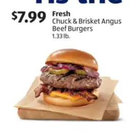 Aldi Fresh Chuck & Brisket Angus Beef Burgers offer