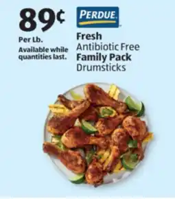 Aldi PERDUE Fresh Antibiotic Free Family Pack Drumsticks offer