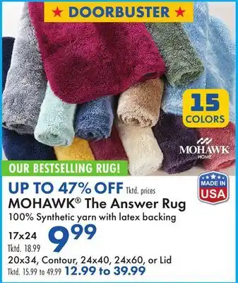 Boscov's MOHAWK The Answer Rug offer