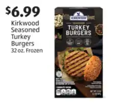 Aldi Kirkwood Seasoned Turkey Burgers offer