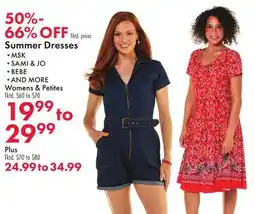 Boscov's Summer Dresses offer