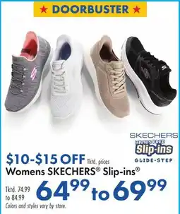 Boscov's Womens SKECHERS Slip-ins offer