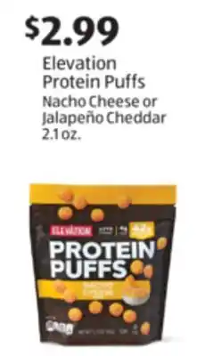 Aldi Elevation Protein Puffs offer