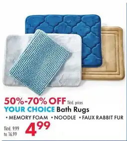 Boscov's Bath Rugs offer