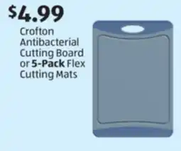 Aldi Crofton Antibacterial Cutting Board or 5-Pack Flex Cutting Mats offer