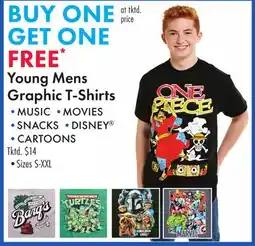 Boscov's Young Mens Graphic T-Shirts offer