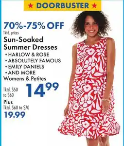 Boscov's Sun-soaked Summer Dresses offer