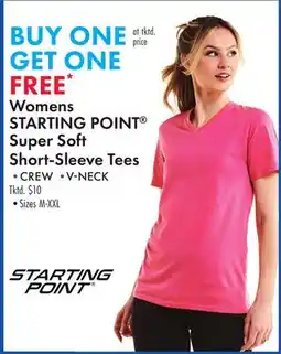 Boscov's Womens STARTING POINT Super Soft Short-Sleeve Tees offer
