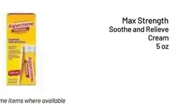 Health Mart Max Strength Soothe and Relieve Cream offer