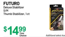 Health Mart FUTURO Deluxe Stabilizer S/M Thumb Stabilizer offer